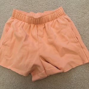 orange DSG sweatshorts